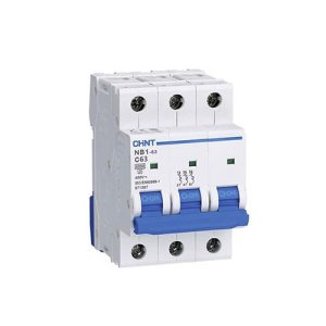 کلید مینیاتوری63آمپر سه پلNB1 -63H/3P C63A 55°Cچینت الکتریک