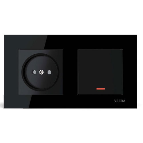 قاب دو خانه ویرا مدل کریستال