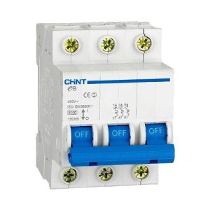 کلید مینیاتوری 63 آمپر سه پل EB 3P C 63A چینت الکتریک