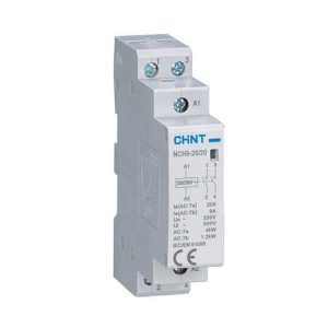 کنتاکتور بی صدا دو پل سری NCH8 آمپر40 ولتاژ 220.23 چینت الکتریک