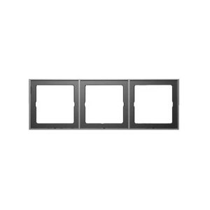 قاب فریم کلید سه خانه Mixswitch Bach LPK05 مشکی