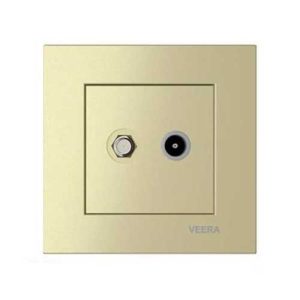 پریز فیش آنتن مرکزی (SAT+TV) مدل ویرا ساده