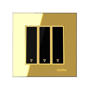 کلید سه پل ویرا مدل امگا کامل (تمام شیشه)