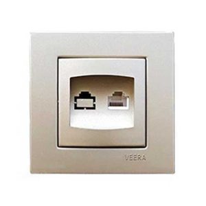 سوکت شبکه cat6 مدل ویرا ساده