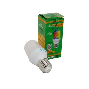 لامپ LED بلوطي هفت رنگ 27 E رنگ RGB پارس شعاع توس