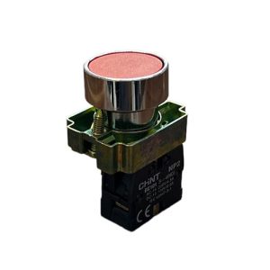 شستی استپ فلزی قرمز NP2-BA 41 چینت الکتریک