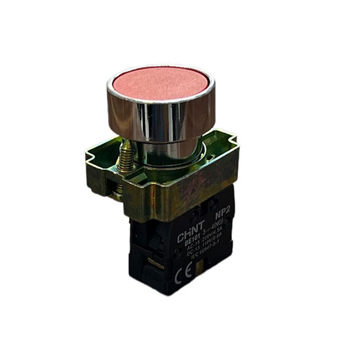 شستی استپ فلزی قرمز NP2-BA 41 چینت الکتریک