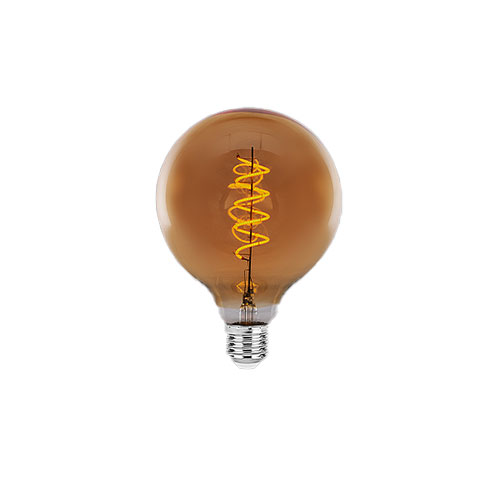 لامپ LED حبابي 5 وات 125G فيلامنتي رويالوكس E 27 آفتابی پارس شعاع توس