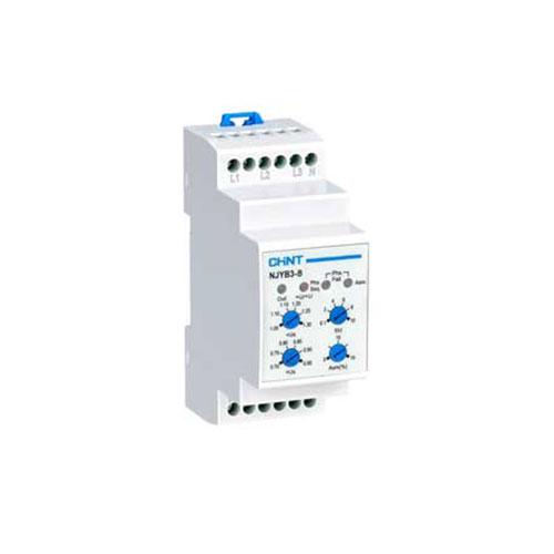 کنترل فاز 4 چراغه کامل NJYB3 - 08 AC 380V چینت الکتریک