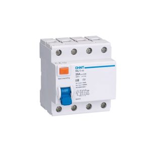 کلید محافظ جان ساده 4 پل 40 آمپر - با حساسیت 30 میلی آمپر سری NL1 چینت الکتریک