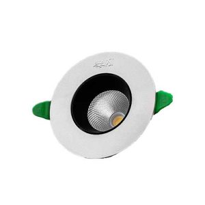 چراغ چشمي سفيد COB ديپلايت متحرك 9 وات دايره اي پارس شعاع توس