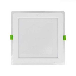 چراغ سقفی توکار گلاریس 18 وات مربی پارس شعاع