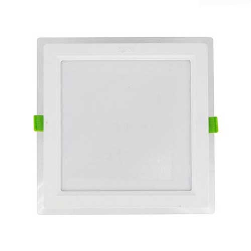 چراغ سقفی توکار گلاریس 18 وات مربی پارس شعاع