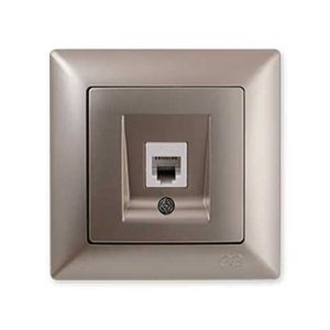 پریز تلفن تک سوکت CAT3 کامل ویسیج