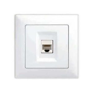 پریز شبکه تک سوکت CAT6 کامل ویسیج