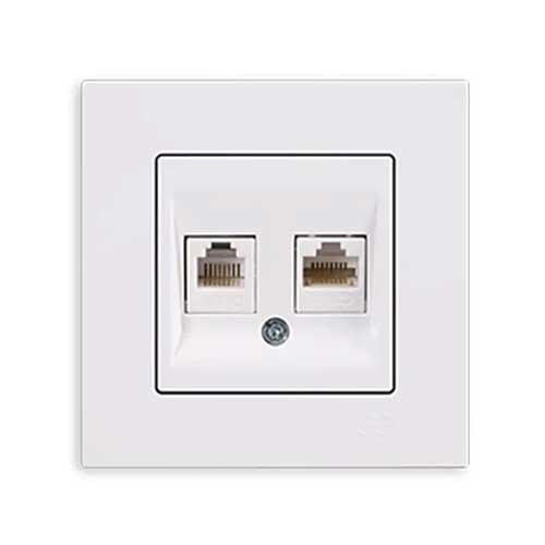 پریز تلفن و شبکه CAT6 کامل اکونا