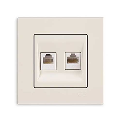 پریز تلفن و شبکه CAT6 کامل اکونا