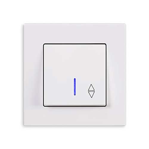 کلید تبدیل چراغ دار کامل اکونا