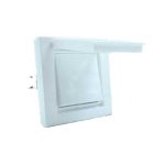 مکانیزم و قاب کلید تک پل دربدار مدل ورتکس بهداد الکتریک