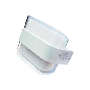 چراغ روکار دیواری ضدآب بیضی 2 طرفه بدنه سفید 10 وات ایران زمین