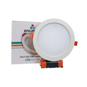 پنل بک لایت گرد 25 وات ایران زمین