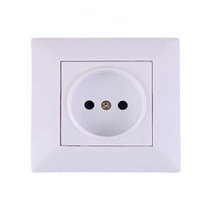 پریز برق محافظ دار مونتاژ کامل مدل آیسان جهان الکتریک