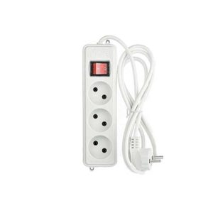 پریز 3 خانه بدون ارت پارس با کابل 5 متری بهداد الکتریک