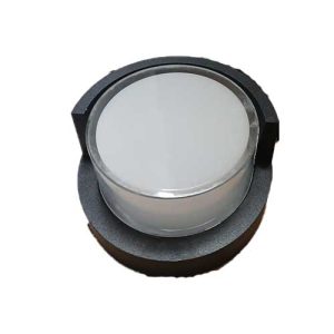 چراغ روکار دیواری ضدآب گرد بدنه مشکی 10 وات ایران زمین