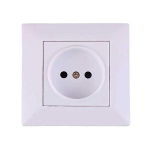 پریز برق BT-1363 مونتاژ کامل مدل آیسان جهان الکتریک