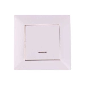 کلید تک پل مونتاژ کامل مدل آیسان جهان الکتریک