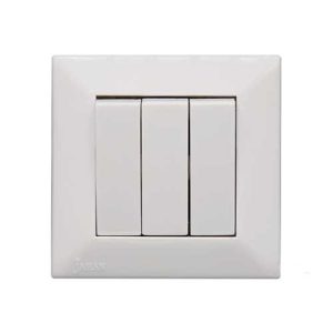 کلید سه پل مونتاژ کامل مدل آیسان جهان الکتریک