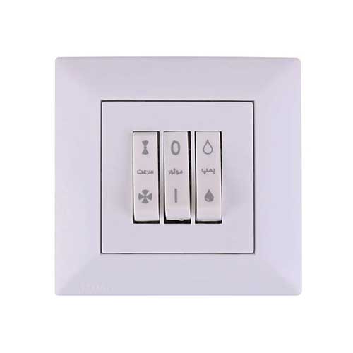کلید کولر معمولی مونتاژ کامل مدل آیسان جهان الکتریک