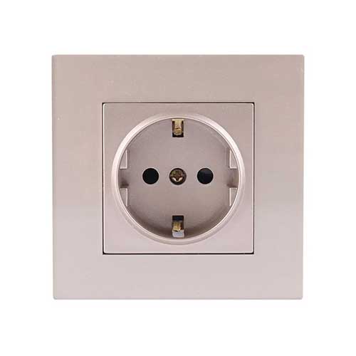 پریز ارت محافظ دار مدل کریستال جهان الکتریک