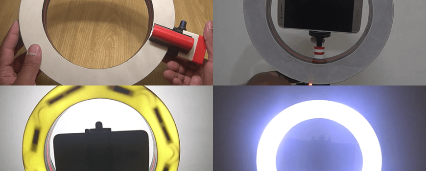 چگونه در خانه رینگ لایت بسازیم؟ | راهنمای آسان و کاربردی